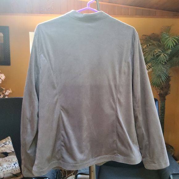 Chico's Silver Grey Blazer "CLEARANCE" - Picture 6 of 6